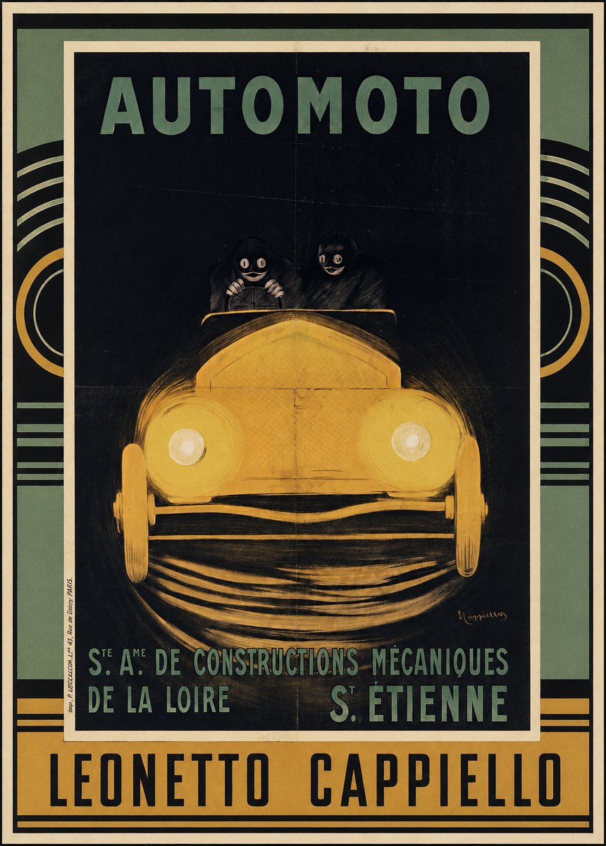 Leonetto Cappiello Automoto No3 - Poster