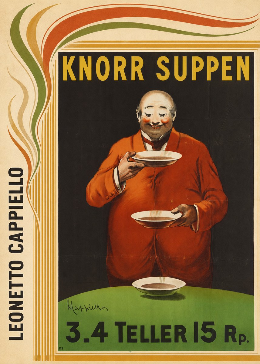 Leonetto Cappiello Knorr Suppen No5 - Poster