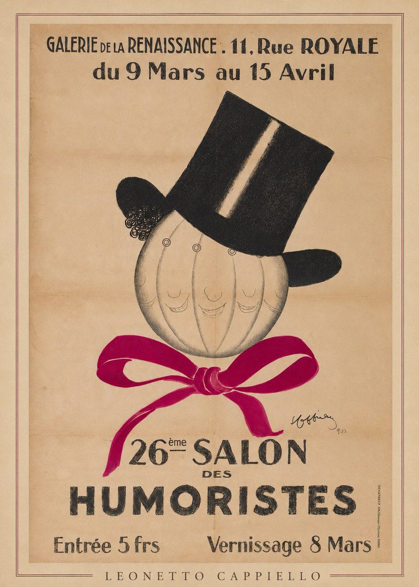 Leonetto Cappiello 26Ème Salon Des Humoristes No4 - Poster