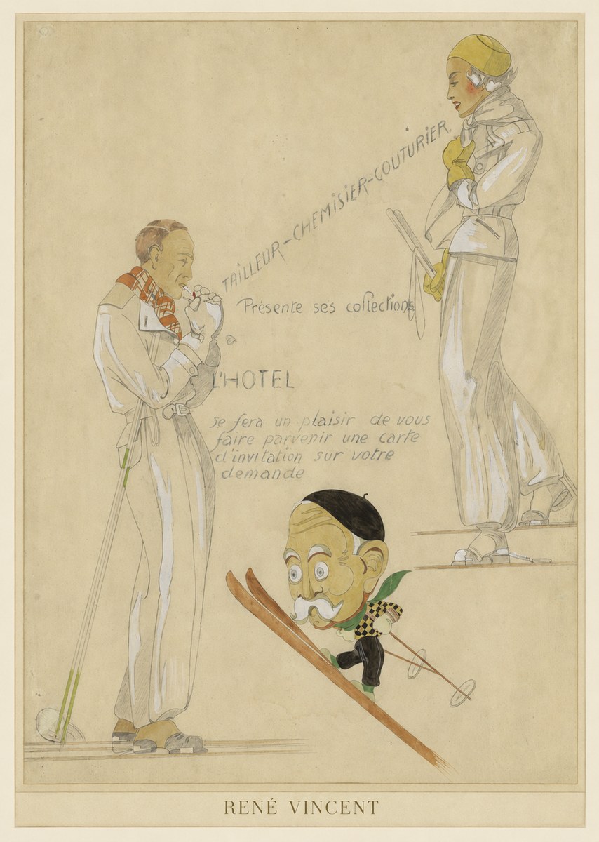 René Vincent Ttailleur-chemisier-couturier No3 - Poster