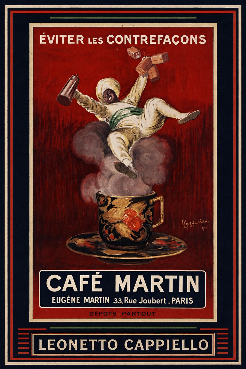 Leonetto Cappiello Café Martin No4 - Poster