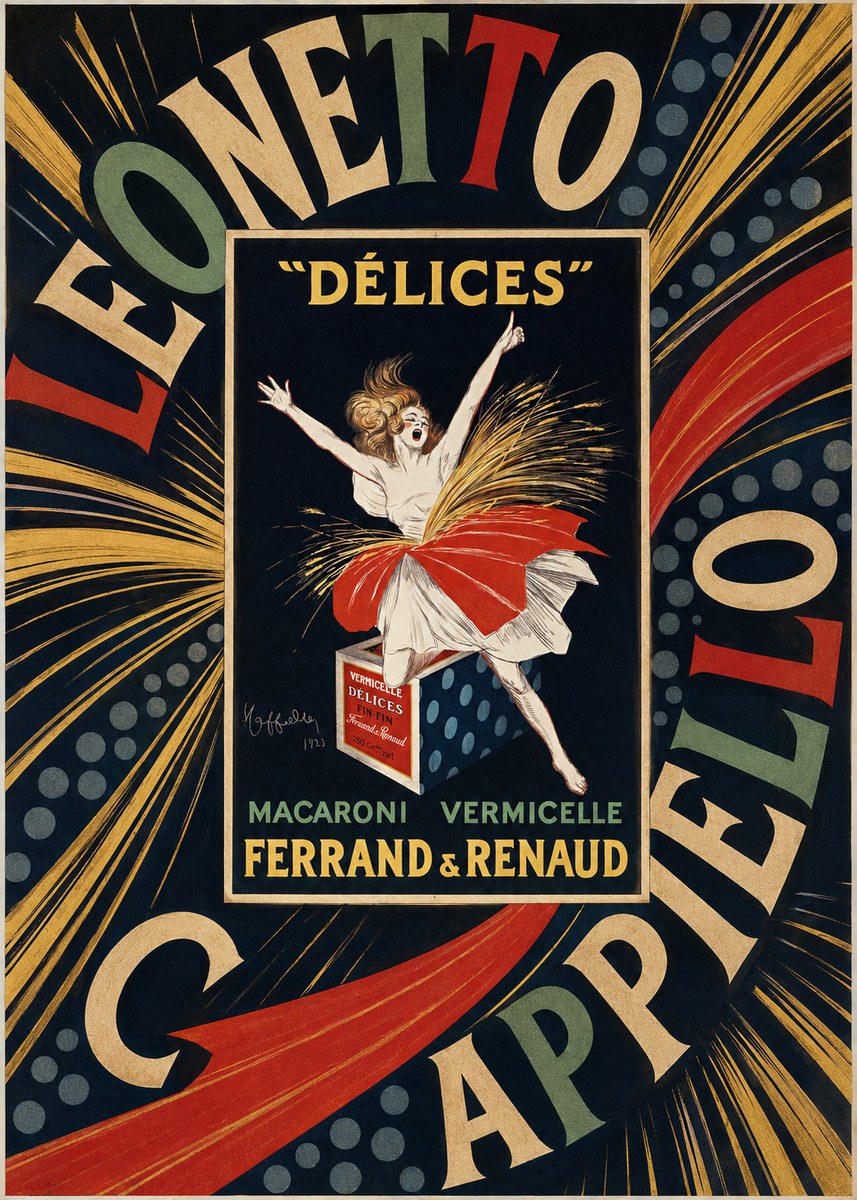 Leonetto Cappiello Délices II No5 - Poster
