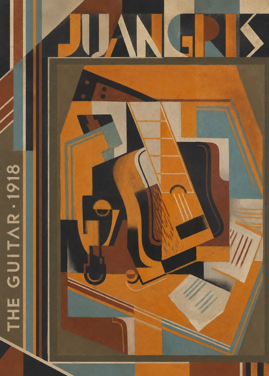 Juan Gris The Guitar No4 - Poster