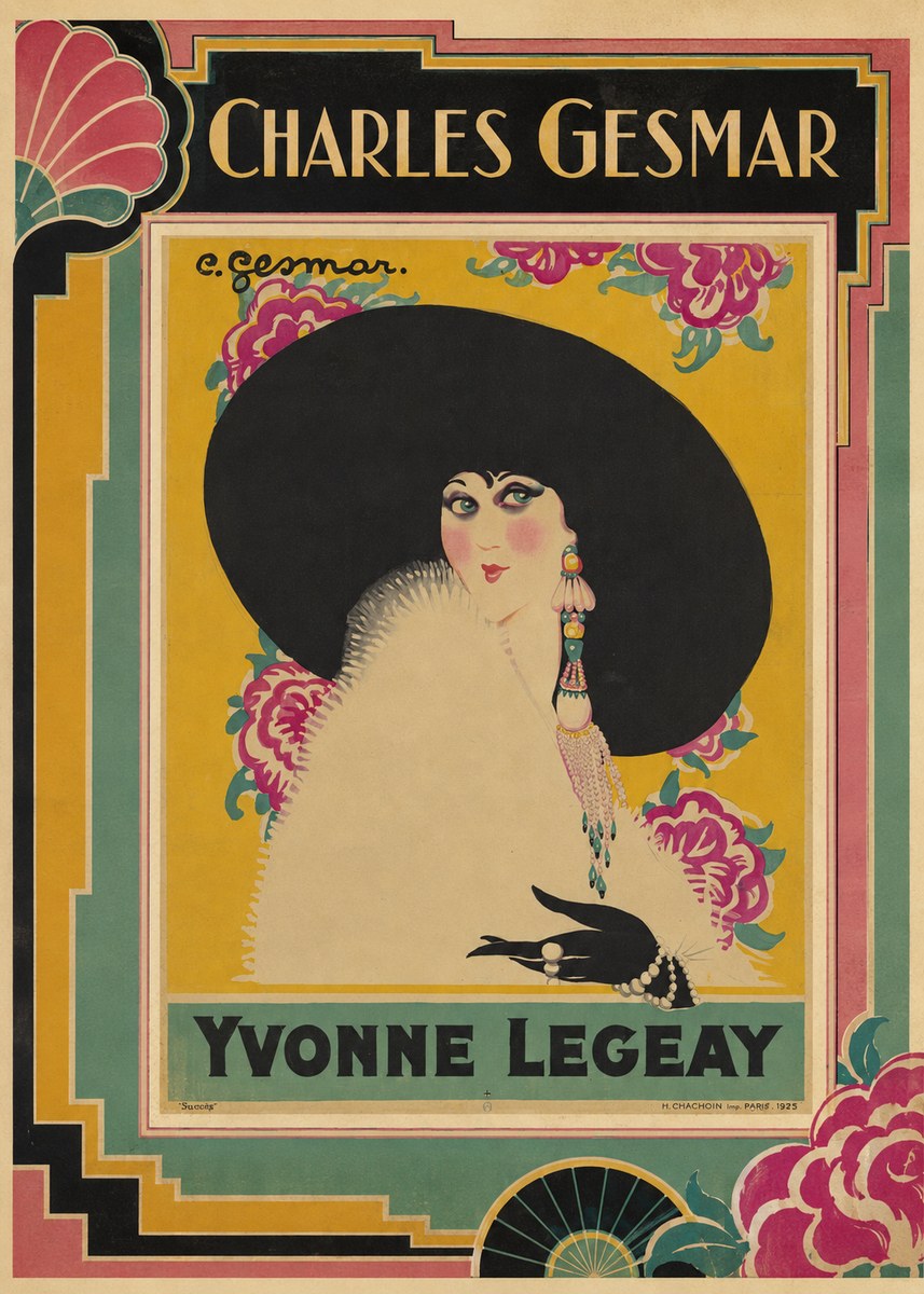 Charles Gesmar Yvonne Legeay No1 - Poster