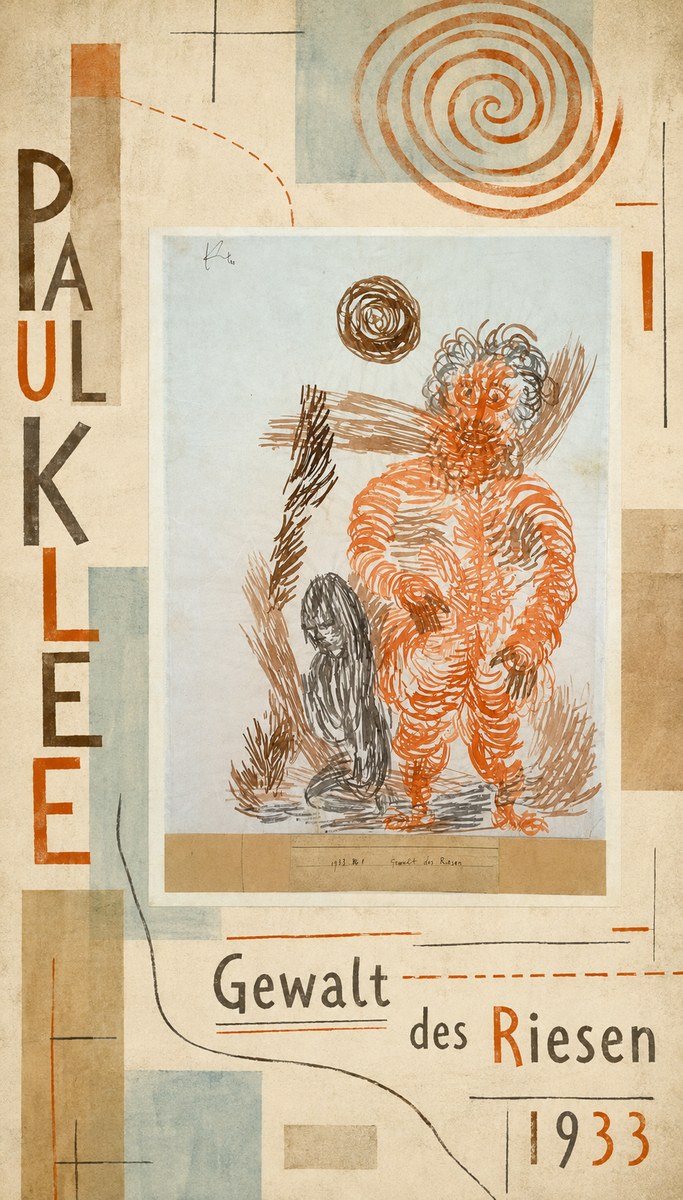 Paul Klee Gewalt Des Riesen II No6 - Poster