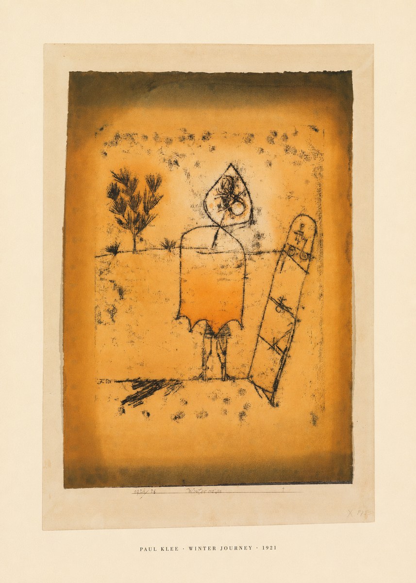 Paul Klee Winter Journey No5 - Poster