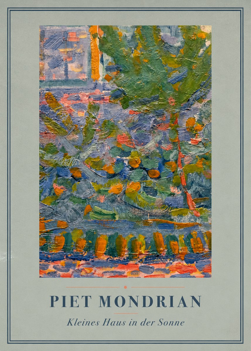 Piet Mondrian Kleines Haus in Der Sonne III No4 - Poster