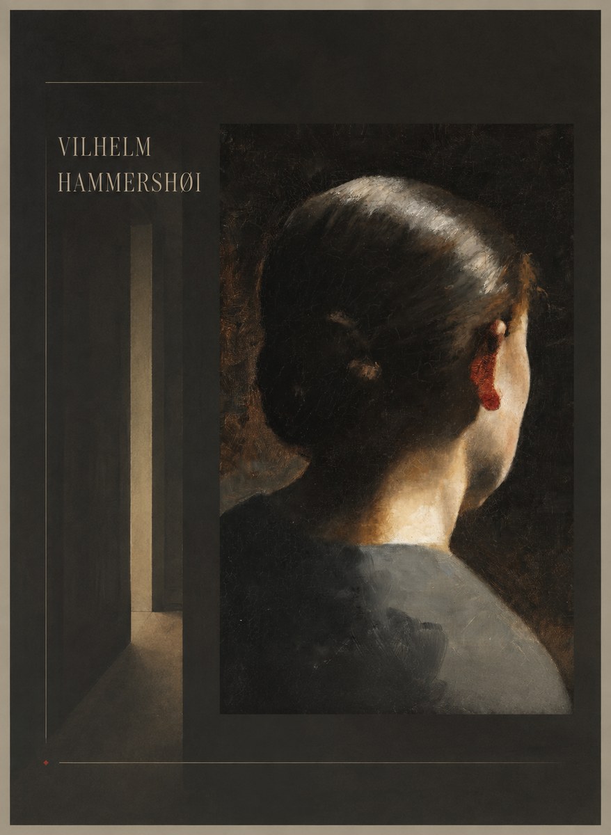 Vilhelm Hammershøi Woman Seen from Behind No4 - Poster