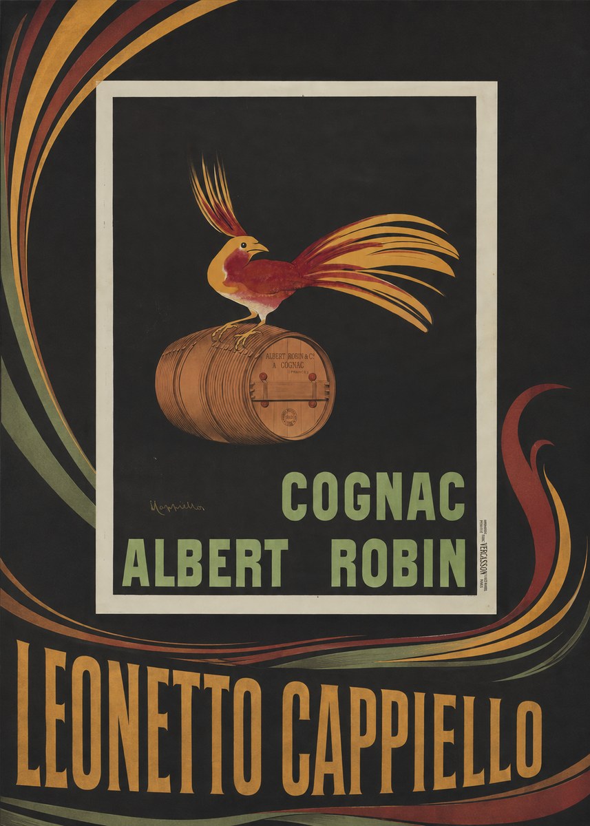 Leonetto Cappiello Cognac Albert Robin No2 - Poster
