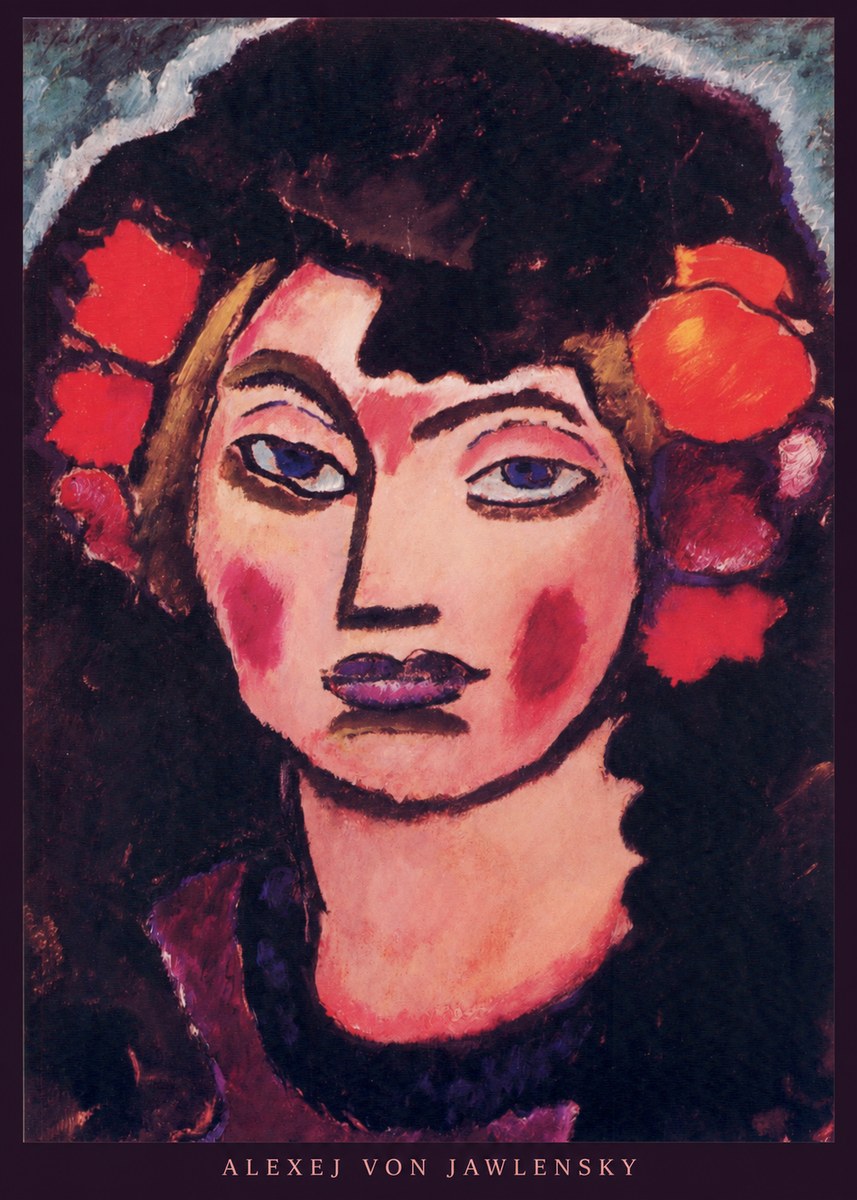 Alexej von Jawlensky Portrait of a Woman No5 - Poster