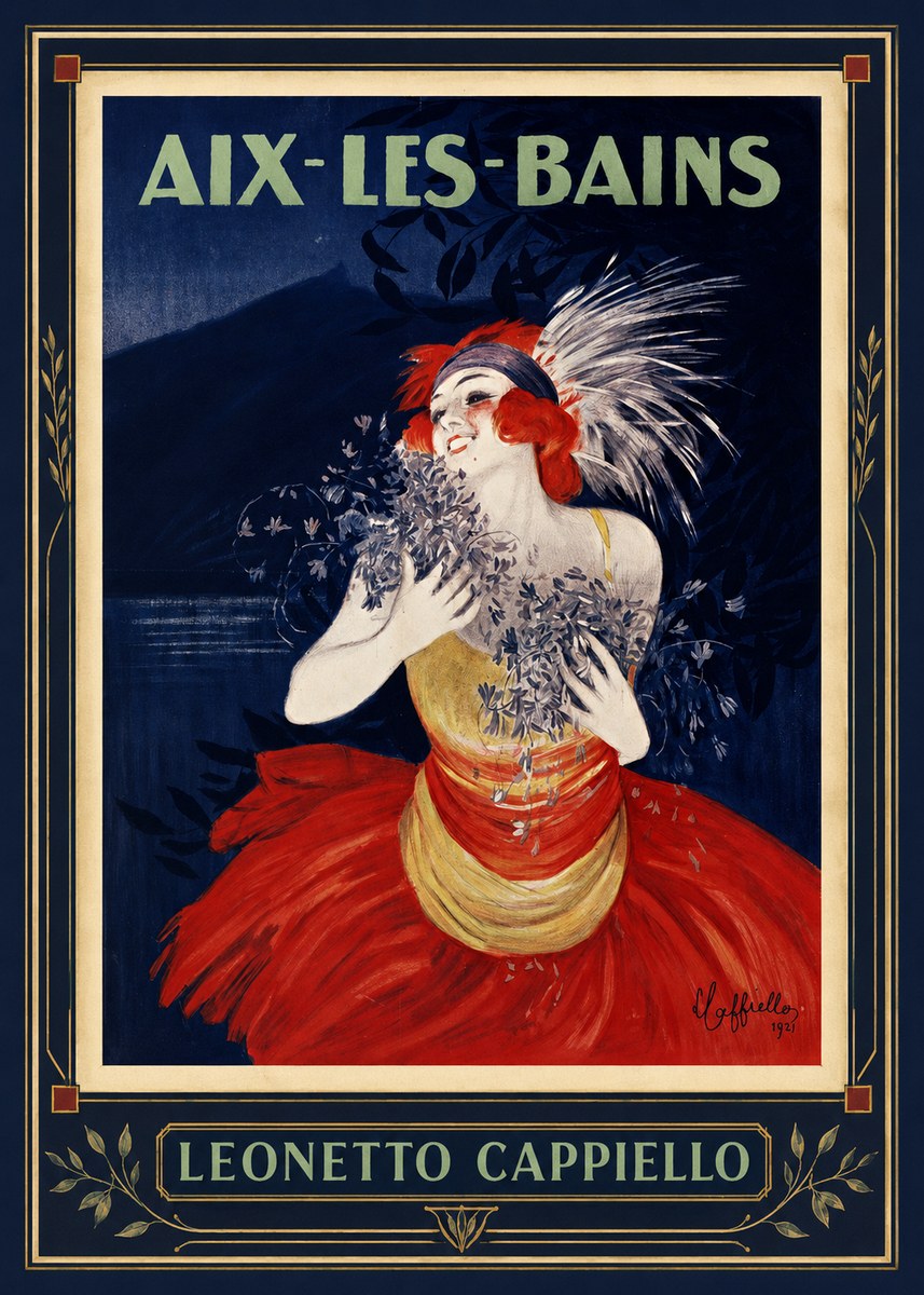Leonetto Cappiello Aix-les-bains No1 - Poster