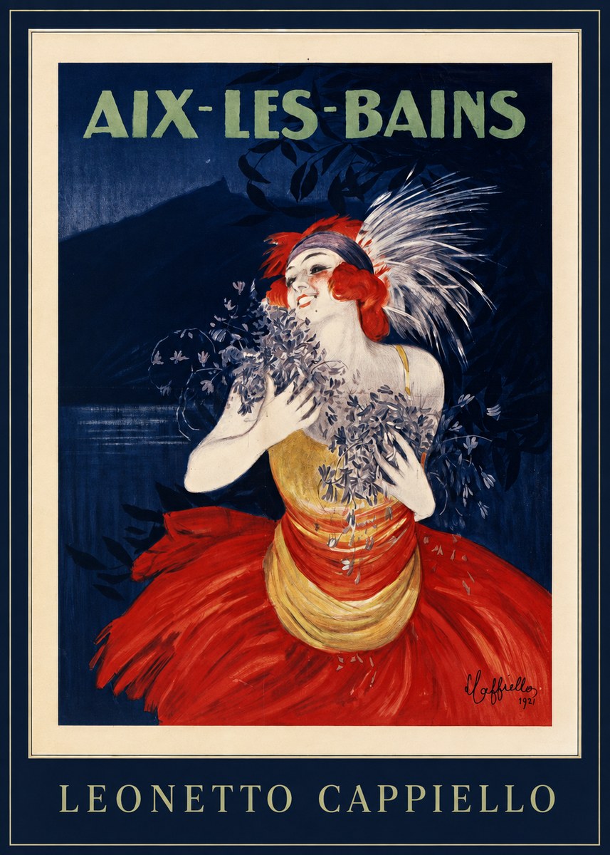 Leonetto Cappiello Aix-les-bains No5 - Poster