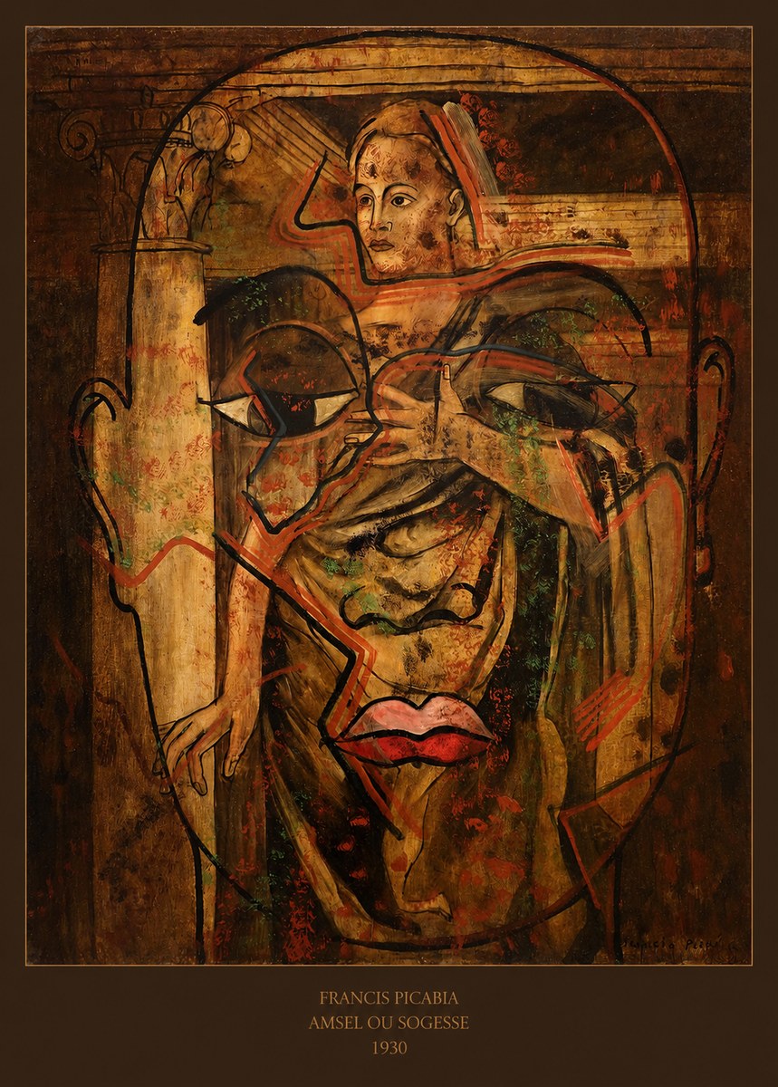 Francis Picabia Amsel Ou Sogesse No6 - Poster