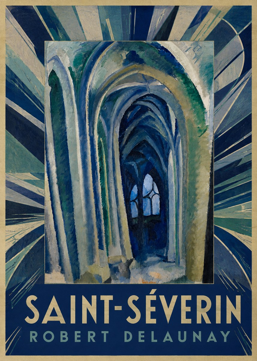Robert Delaunay Saint-séverin No6 - Poster