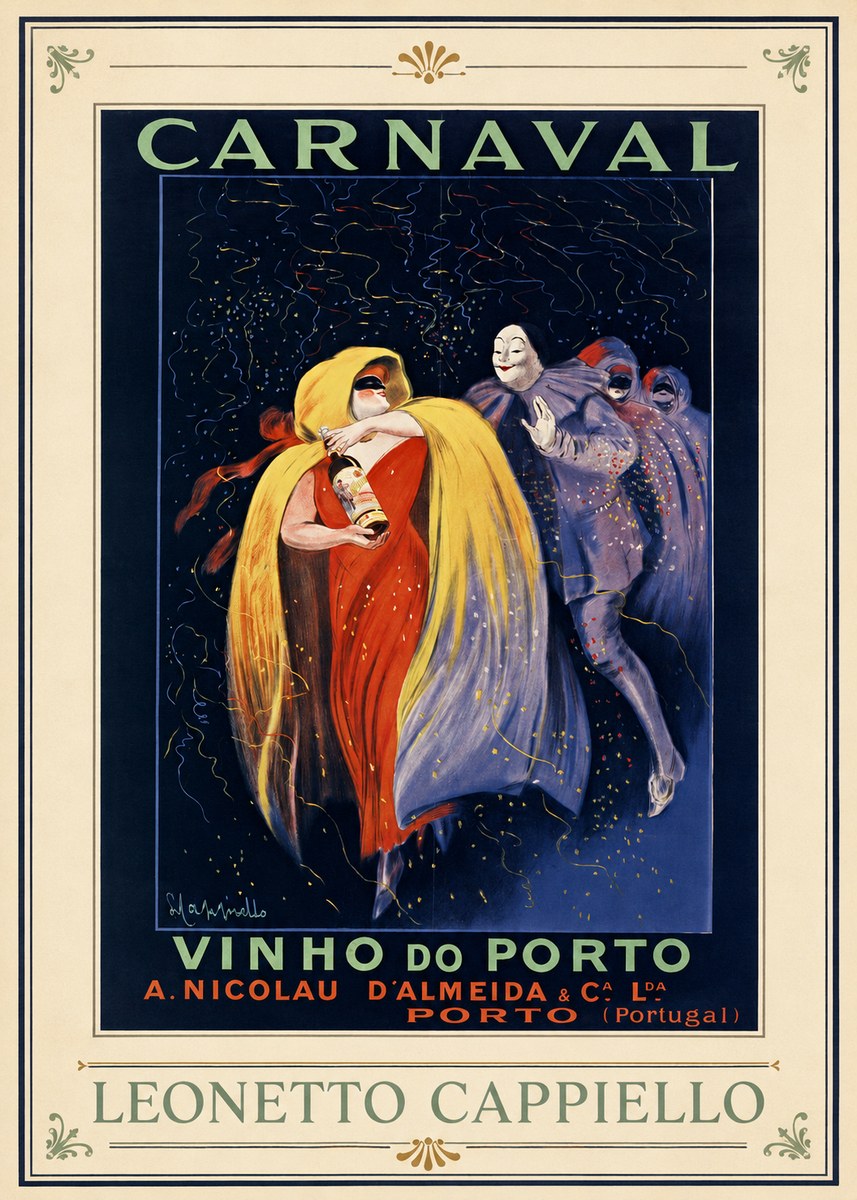 Leonetto Cappiello Carnaval - Vinho Do Porto No1 - Poster