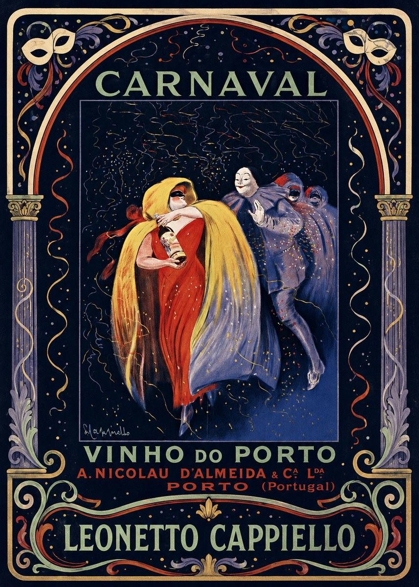Leonetto Cappiello Carnaval - Vinho Do Porto No4 - Poster