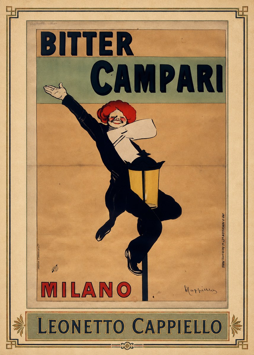 Leonetto Cappiello Bitter Campari II No1 - Poster