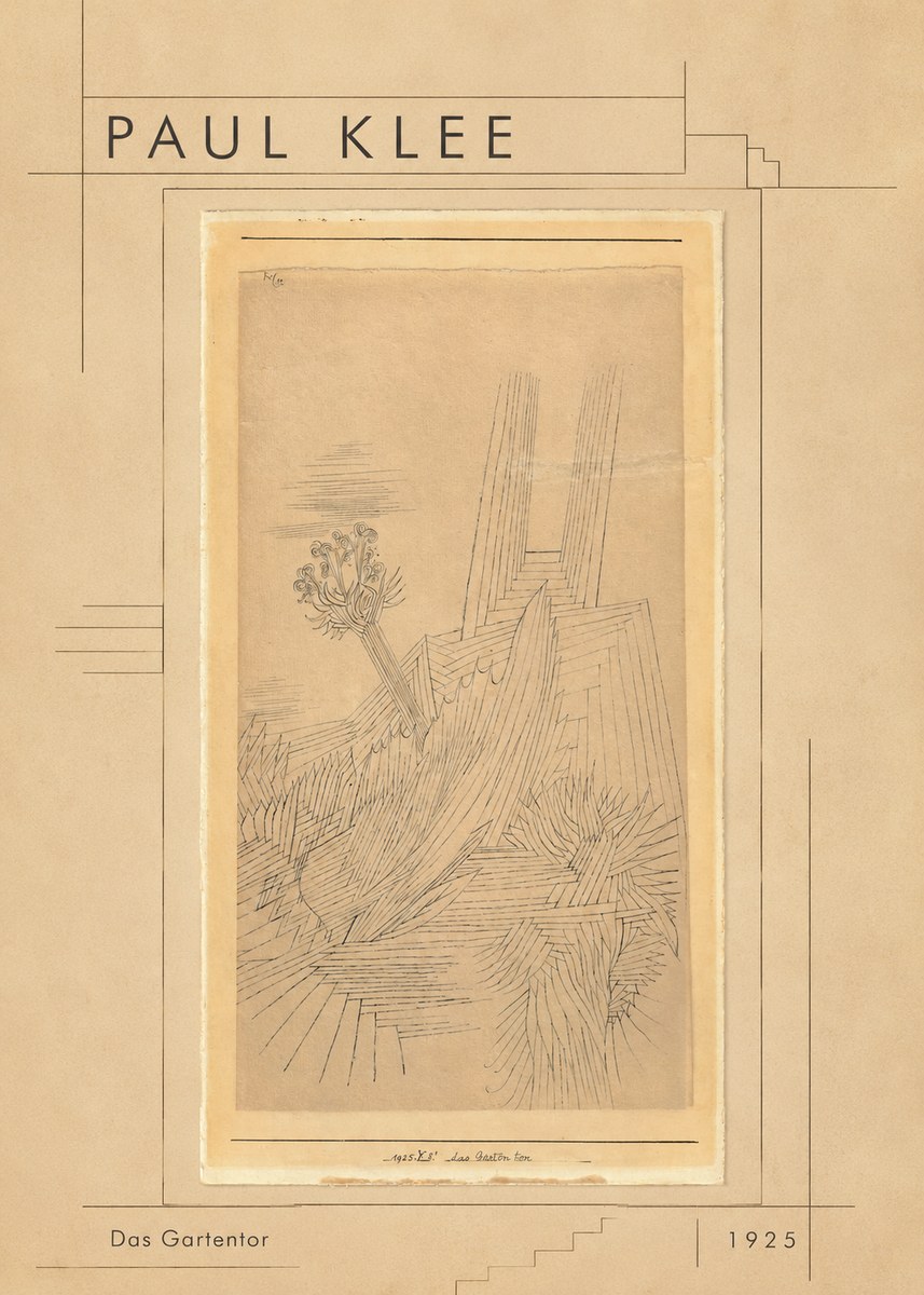 Paul Klee Das Gartentor I No1 - Poster
