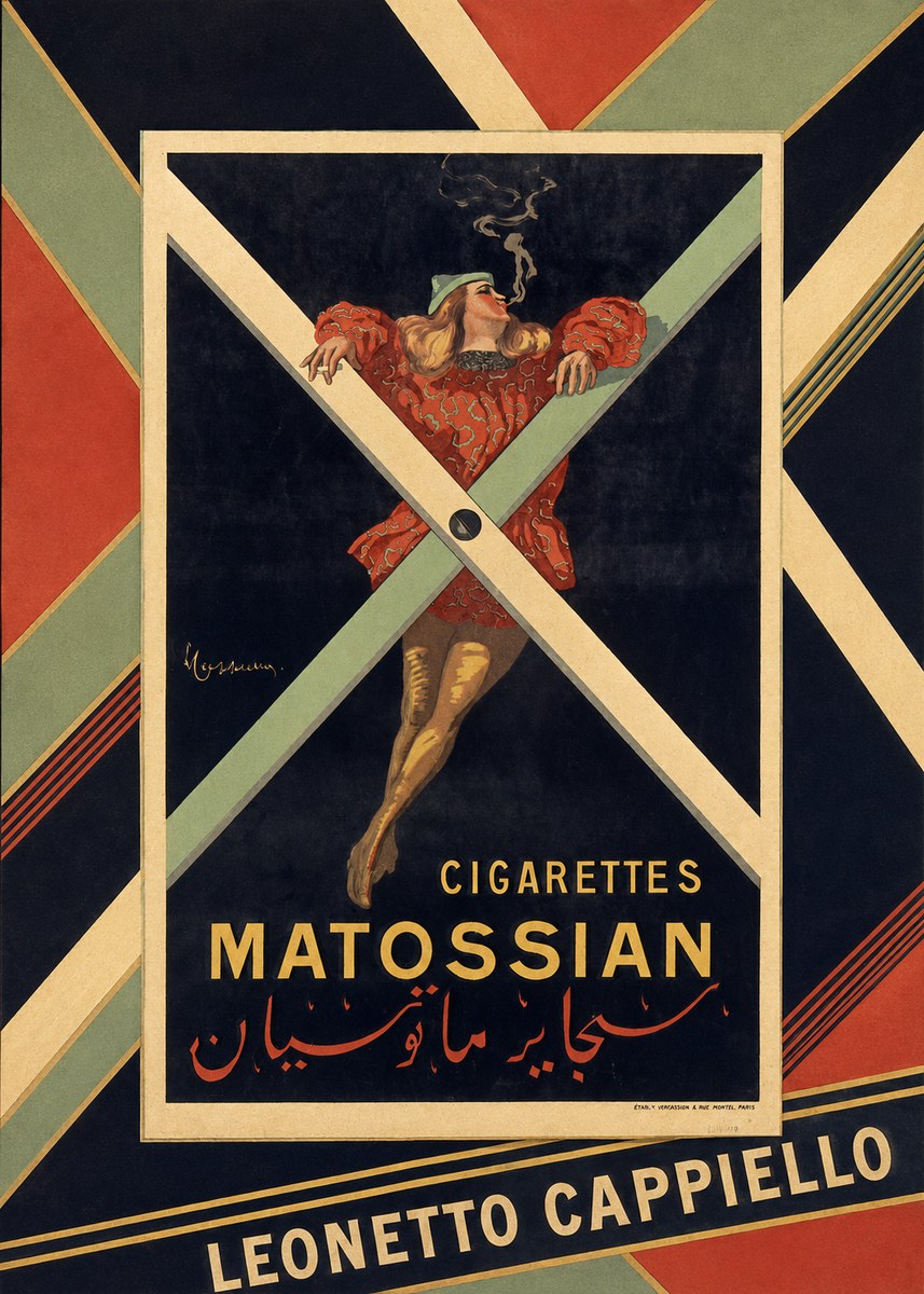Leonetto Cappiello Cigarettes Matossian No3 - Poster