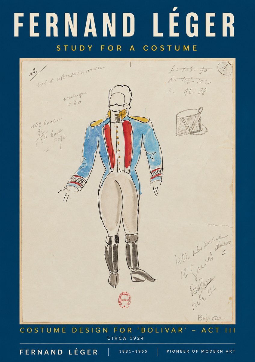 Fernand Léger Bolivar Acte Iii No2 - Poster