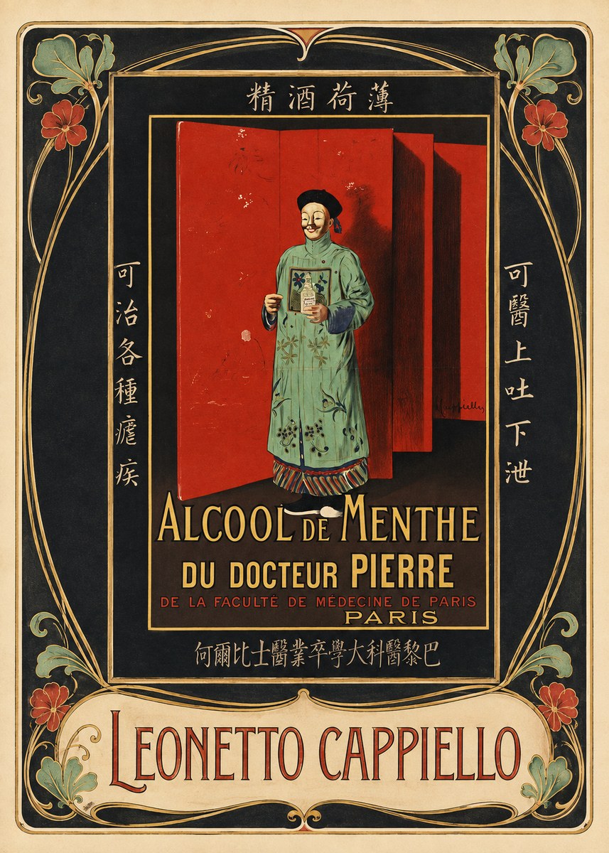 Leonetto Cappiello Alcool De Menthe Du Docteur Pierre No3 - Poster