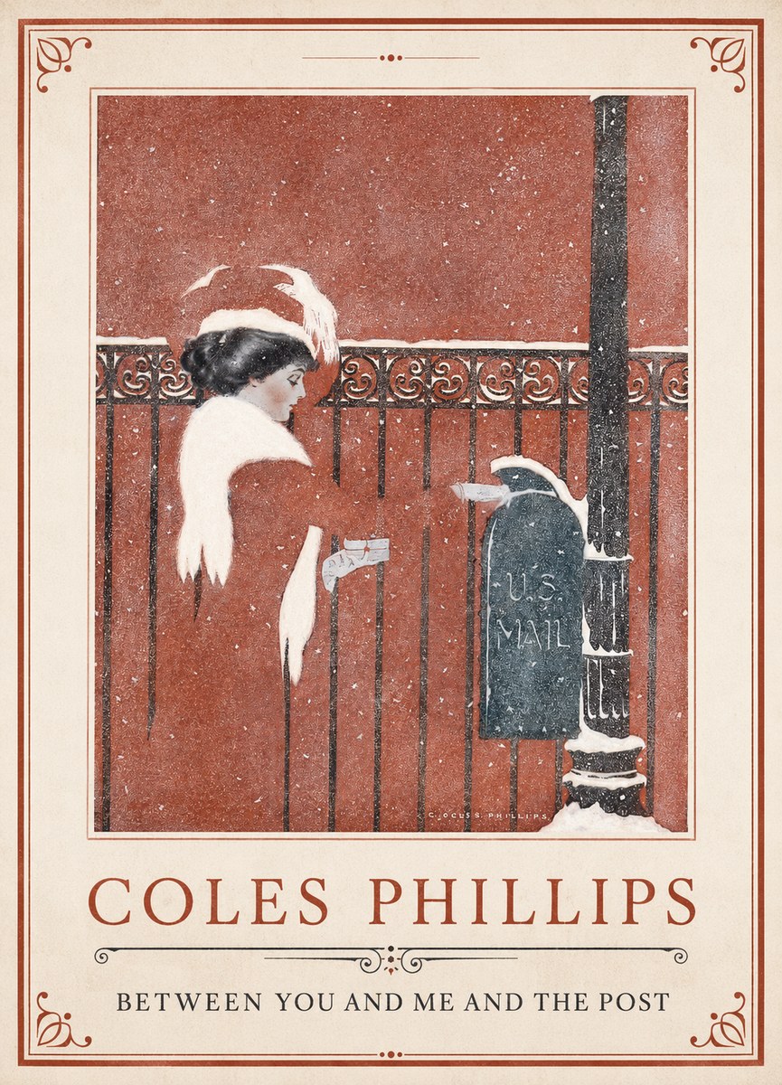 Coles Phillips Between You and Me and the Post No1 - Poster